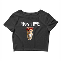 Hug Life Awesome Cool Cute Cat Kitten Crop Top | Artistshot