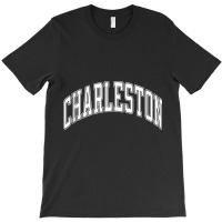 Charleston West Virginia Wv Varsity Style White Text Tank Top T-shirt | Artistshot