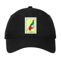 La Bandera Lottery Card Gift The Flag Card Mexican Lottery Adjustable Cap | Artistshot