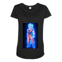 Ultra Instinct Goku Dragonball Super Power Friend Maternity Scoop Neck T-shirt | Artistshot