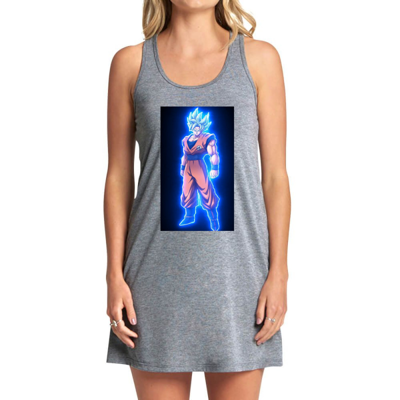 Ultra Instinct Goku Dragonball Super Power Friend Tank Dress by KenyaGaines | Artistshot