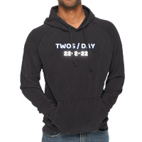 Happy Twosday, Celebrate 2s Day Vintage Hoodie | Artistshot