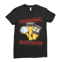 Ghost Hunting Paranormal Investigator Ladies Fitted T-shirt | Artistshot