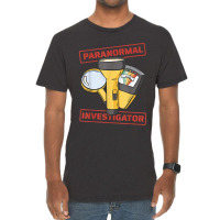 Ghost Hunting Paranormal Investigator Vintage T-shirt | Artistshot