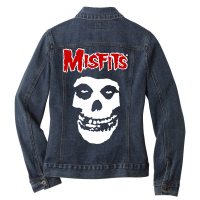 Misfits Ladies Denim Jacket Designed By Artwoman