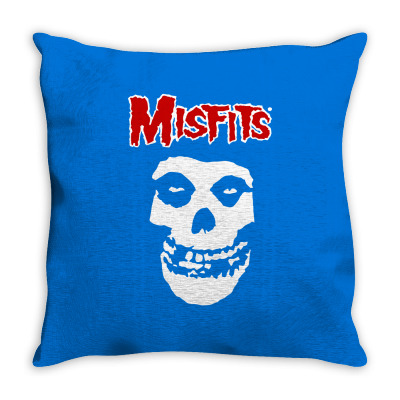 Misfits Throw Pillow Designed By Artwoman