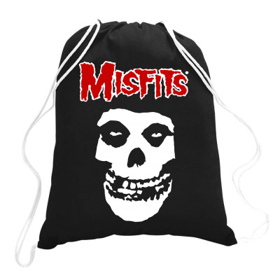 Misfits Drawstring Bags Designed By Artwoman