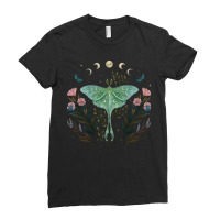 Luna Moth Luna And Forester Ladies Fitted T-shirt | Artistshot