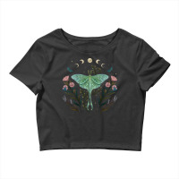 Luna Moth Luna And Forester Crop Top | Artistshot