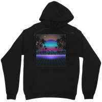 Synthwave T  Shirt Fascinating Dusk Retrowave T  Shirt Unisex Hoodie | Artistshot