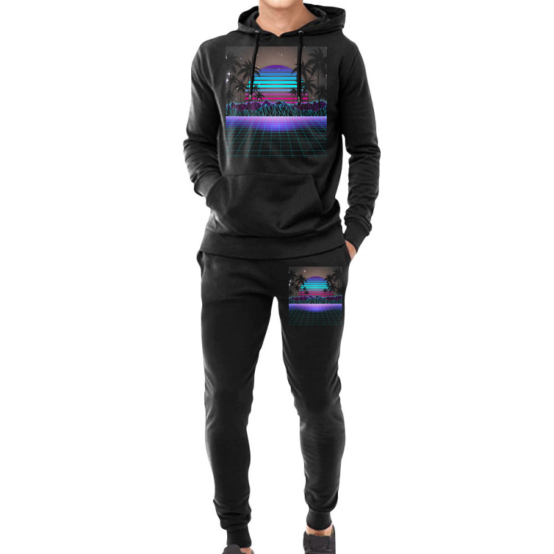 Synthwave T  Shirt Fascinating Dusk Retrowave T  Shirt Hoodie & Jogger set by geffertz | Artistshot