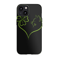 St Patricks Day  Shirt St Patrick's Clover Cat   1665 Iphone 13 Case | Artistshot