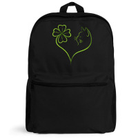 St Patricks Day  Shirt St Patrick's Clover Cat   1665 Backpack | Artistshot