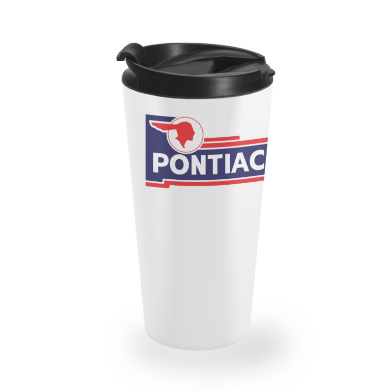 Retro Pontiac Classic Car Dealership Sign Travel Mug | Artistshot