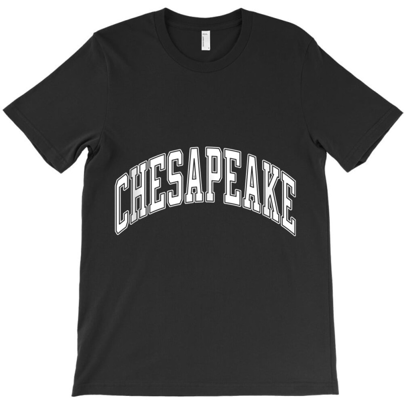 Chesapeake Virginia Va Varsity Style White Text Tank Top T-shirt | Artistshot