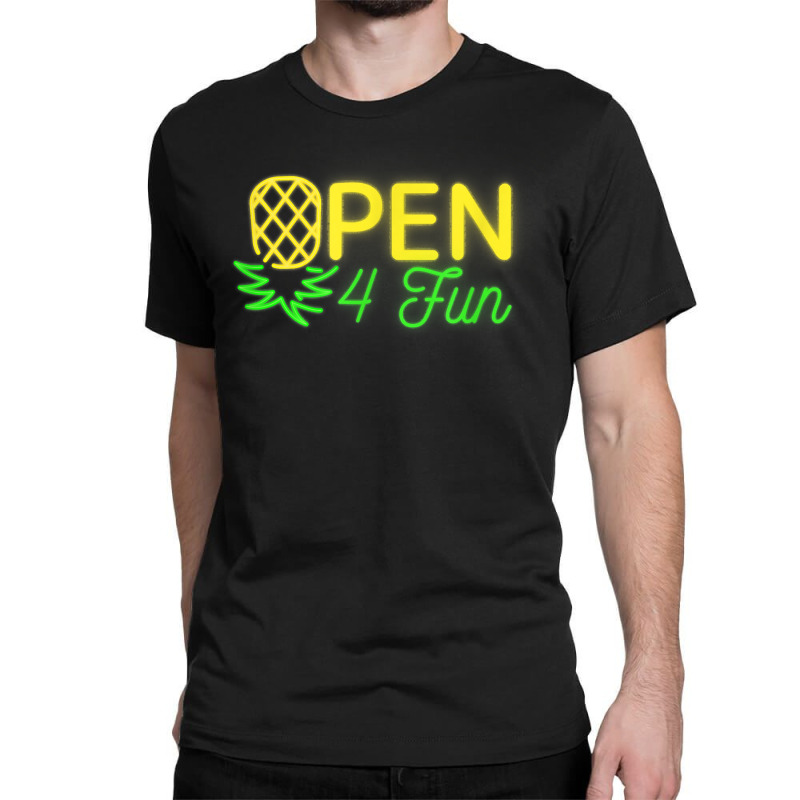 Party Mode Upside Down Pineapple Swinger Vanilla Swapping T Shirt Classic T-shirt | Artistshot