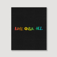 Love Over All Portrait Canvas Print | Artistshot