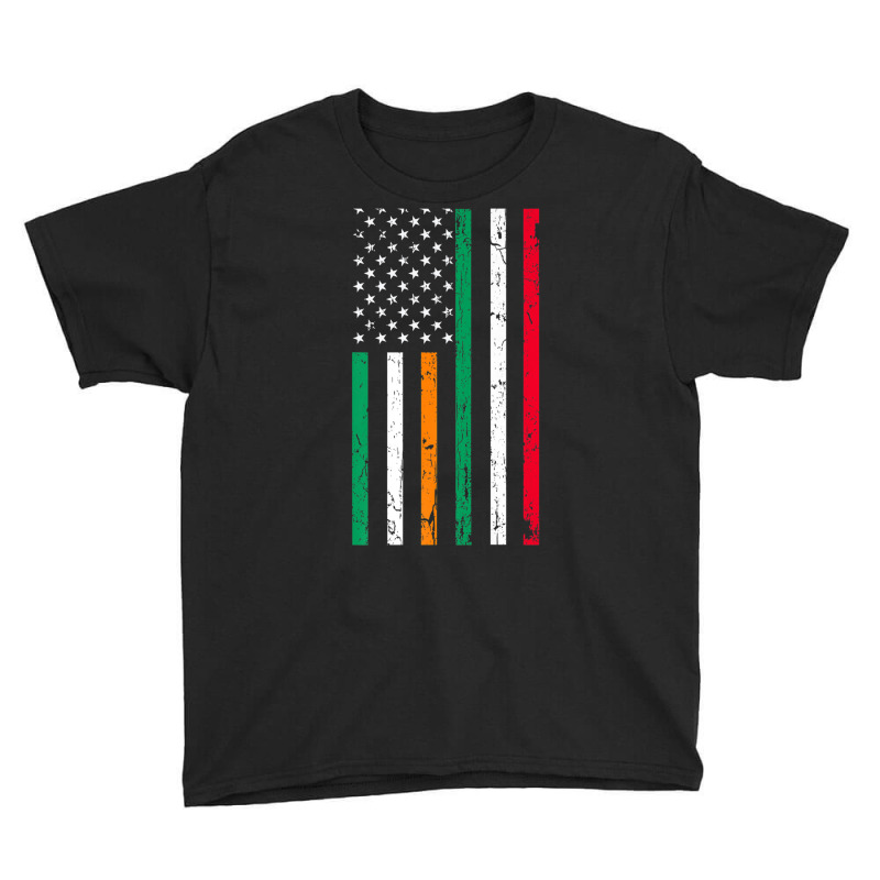 Irish Italian American Flag Ireland Italy Usa Pride Heritage Premium T Youth Tee by cm-arts | Artistshot