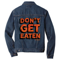 Camp Cretaceous Dont Get Eaten Men Denim Jacket | Artistshot