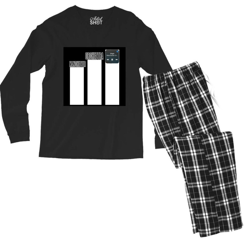 Orchestra Manchester Premium Men's Long Sleeve Pajama Set | Artistshot