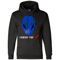 Blue Jason Mask Champion Hoodie | Artistshot