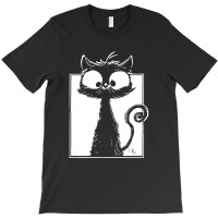 Cute Black Cat T-shirt | Artistshot