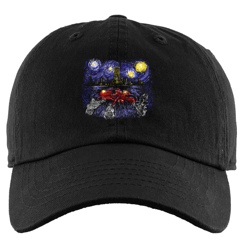 Starry Neo Tokyo Kids Cap by laughingtuy | Artistshot