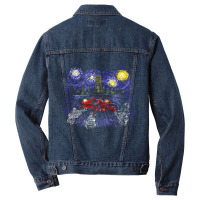 Starry Neo Tokyo Men Denim Jacket | Artistshot