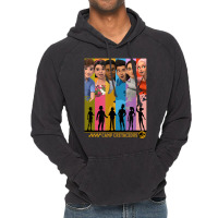 Camp Cretaceous Group Shot Panels Vintage Hoodie | Artistshot