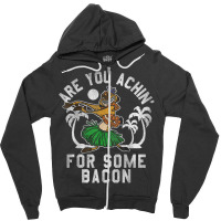 Lion & King Timon Achin_ Bacon Graphic Zipper Hoodie | Artistshot