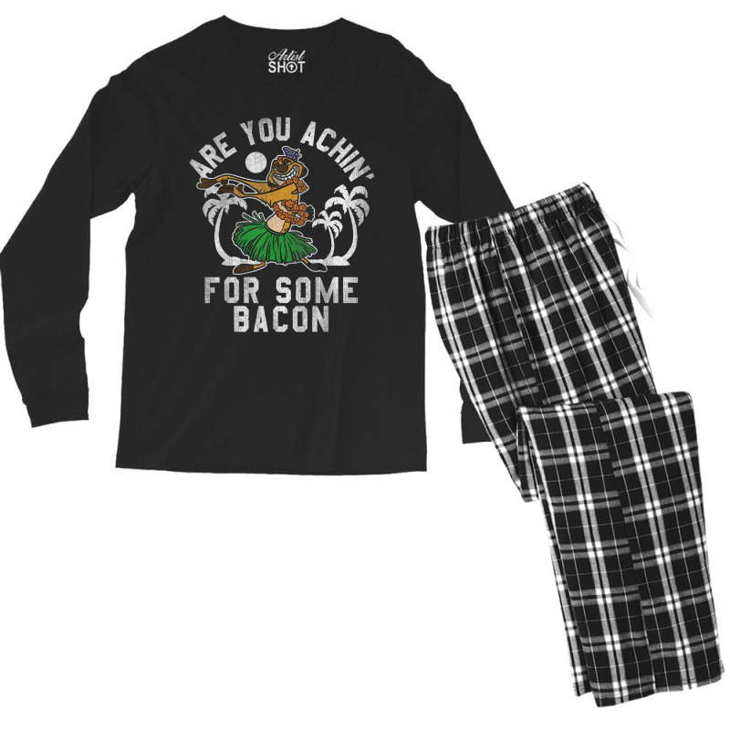 Lion & King Timon Achin_ Bacon Graphic Men's Long Sleeve Pajama Set by althubich | Artistshot