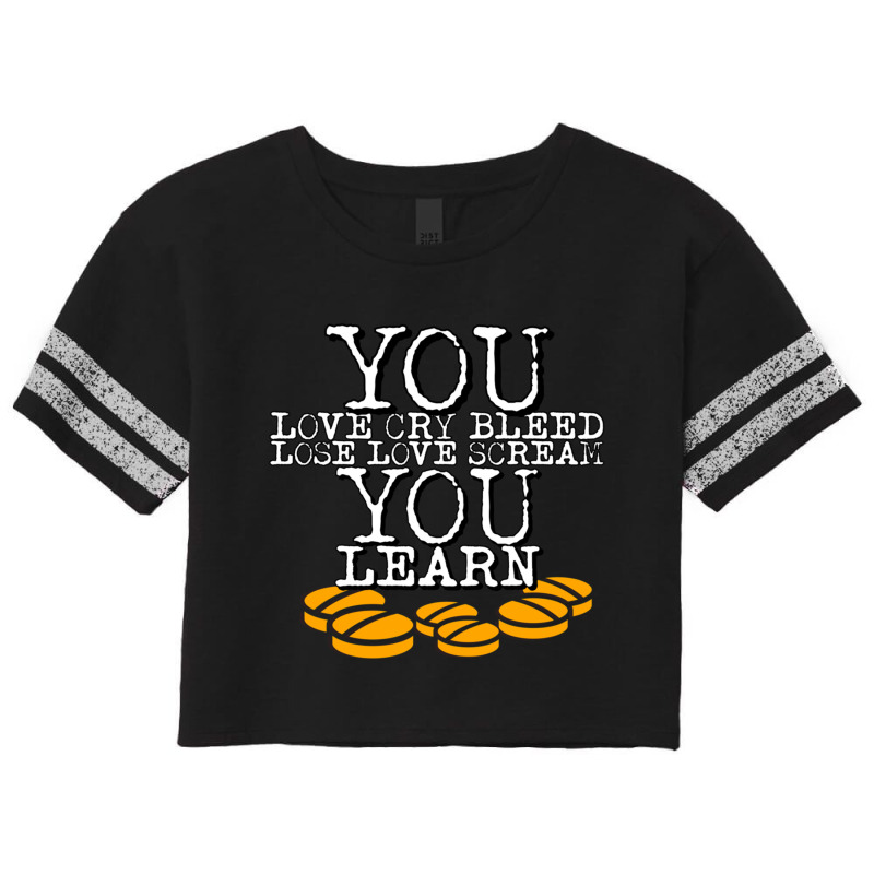 You Learn Scorecard Crop Tee by TIMOTHYLAVINE | Artistshot