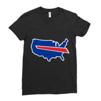 Buffalo America's Team Ladies Fitted T-shirt | Artistshot