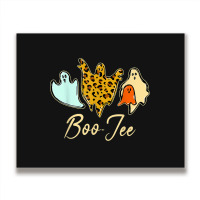 Boo Jee Leopard Halloween Metal Print Horizontal | Artistshot