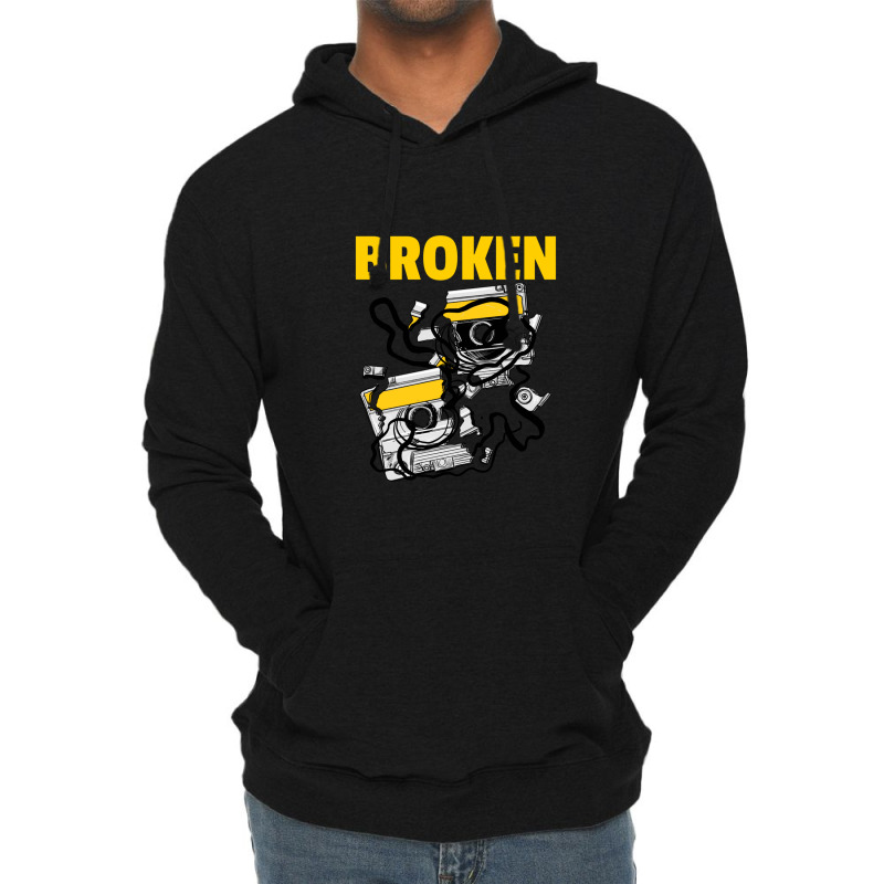 Broken Cassette Lightweight Hoodie | Artistshot