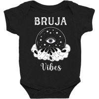 Bruja Vibes Mexican Dia De Muertos Halloween Bruja Baby Bodysuit | Artistshot