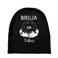 Bruja Vibes Mexican Dia De Muertos Halloween Bruja Baby Beanies | Artistshot