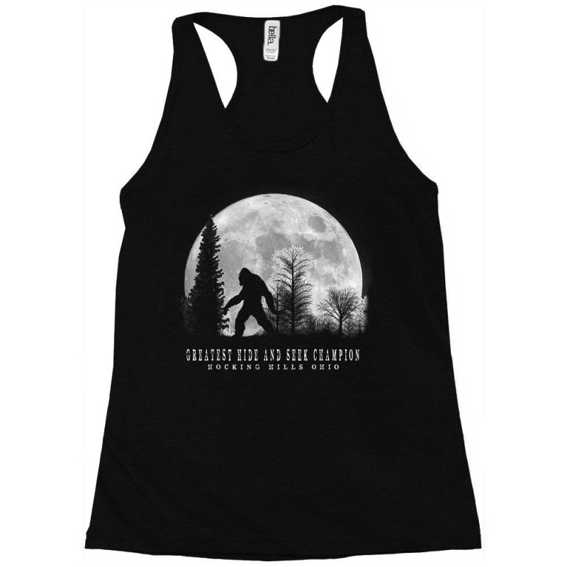 Hocking Hills Ohio Greatest Hide And Seek Champion Racerback Tank by IsebellaHord | Artistshot