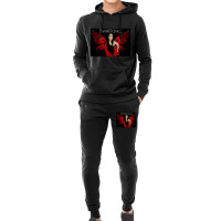 Red Rose Butterfly Hoodie & Jogger Set | Artistshot