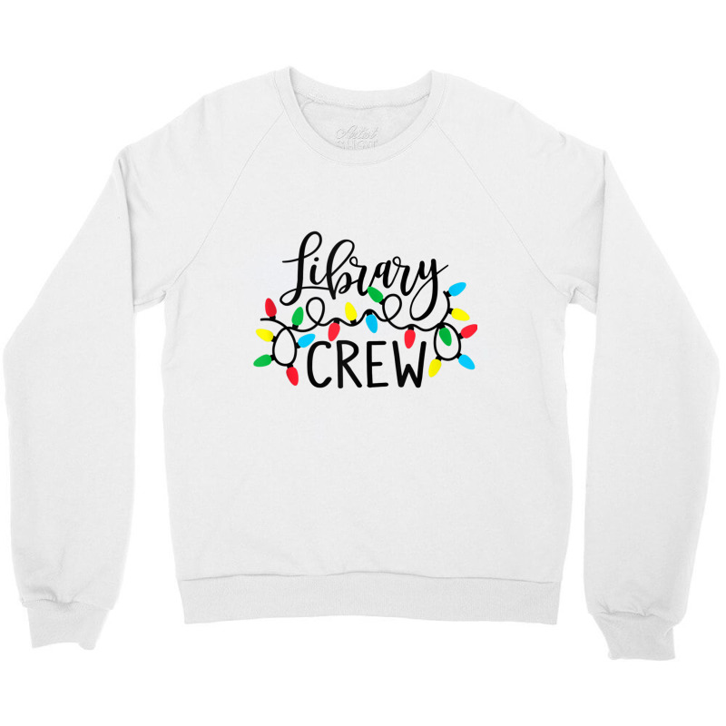 Christmas Lights Library Crew Family Christmas Holiday Xmas Tank Top Crewneck Sweatshirt by cm-arts | Artistshot