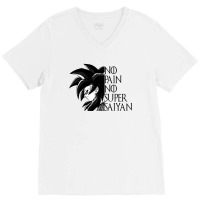 No Pain No Super Saiyan Ssj4 V-neck Tee | Artistshot