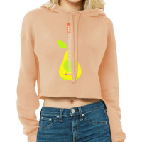 Guitar T  Shirt Pear Guitar Music Instrument Illustration T  Shirt Cropped Hoodie | Artistshot