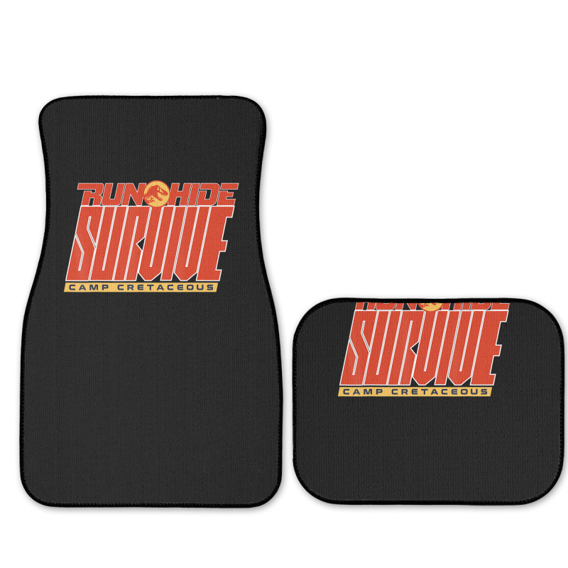 Camp Cretaceous Run Hide Survive Full Set Car Mats | Artistshot