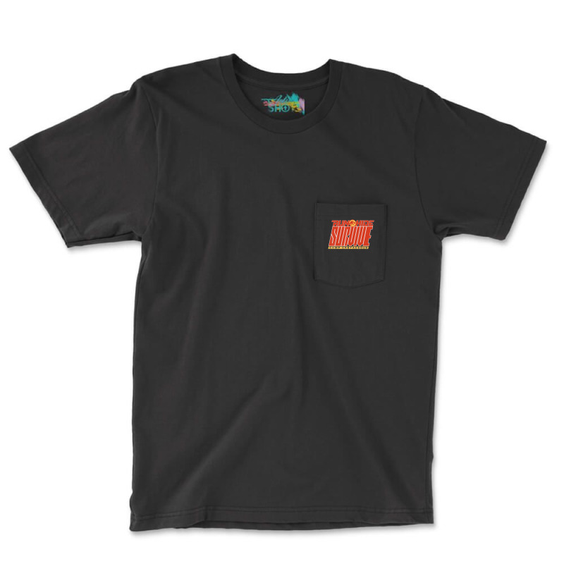 Camp Cretaceous Run Hide Survive Pocket T-shirt | Artistshot