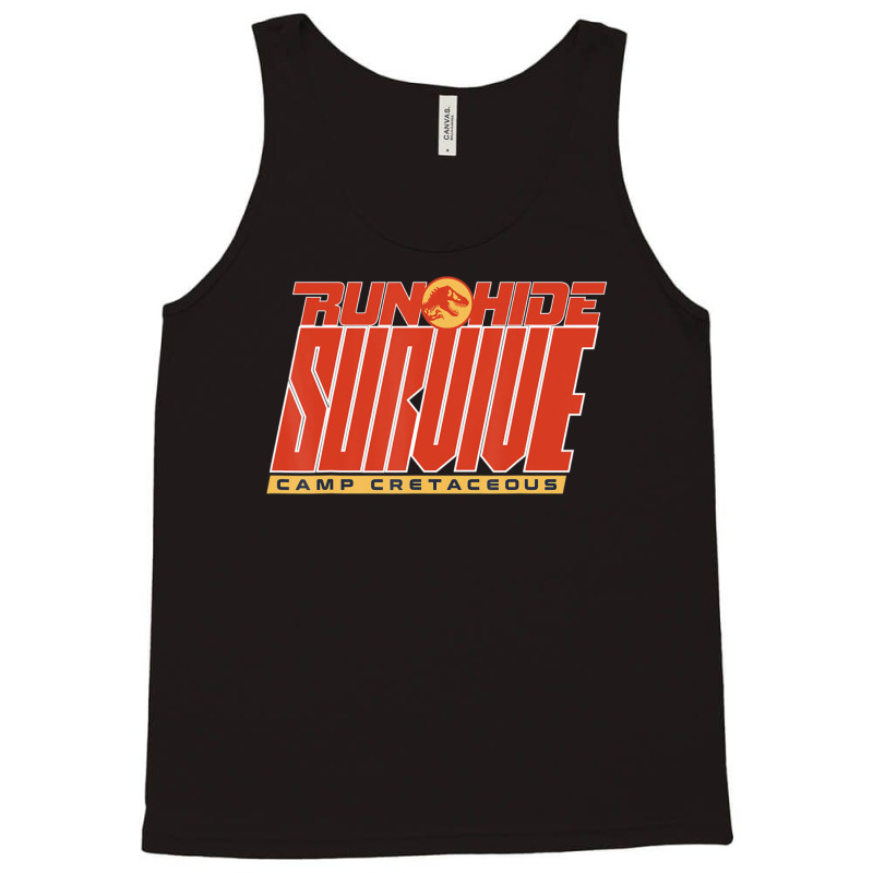 Camp Cretaceous Run Hide Survive Tank Top | Artistshot