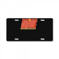 Camp Cretaceous Run Hide Survive License Plate | Artistshot