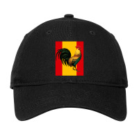 Spain Spanish Flag Cock Fight Game Fowl Adjustable Cap | Artistshot