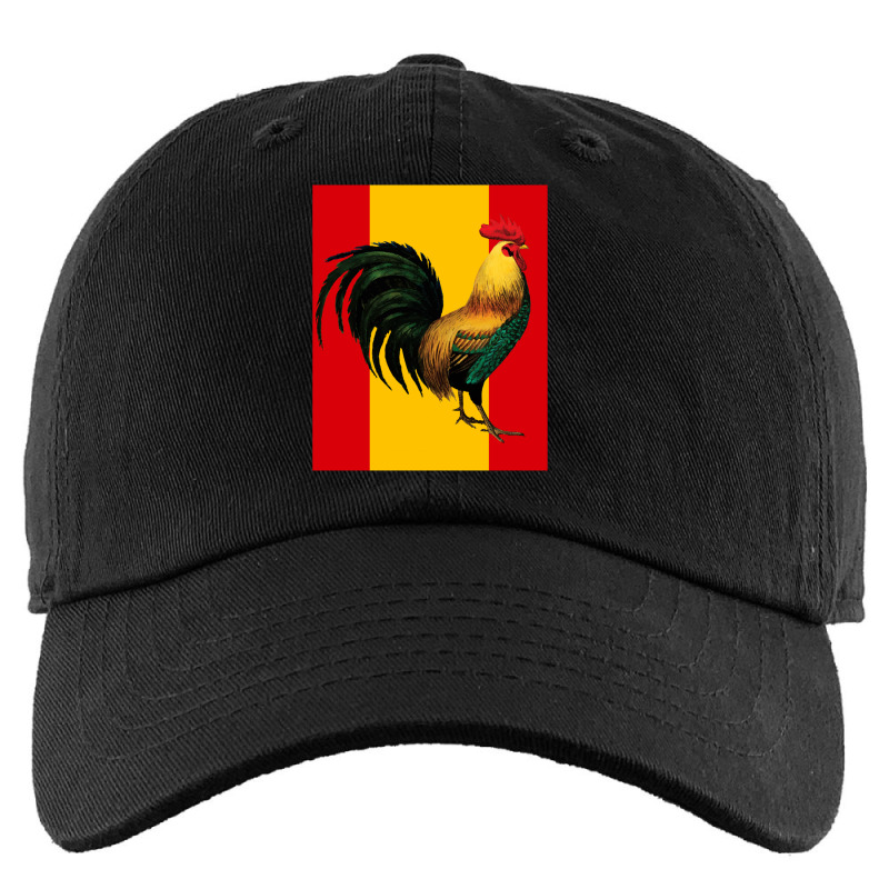 Spain Spanish Flag Cock Fight Game Fowl Kids Cap by GregoryBlaylock | Artistshot