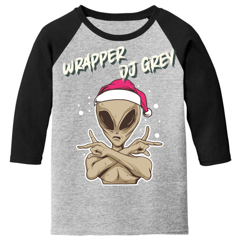 Wrapper Dj Grey Alien I Believe Design Youth 3/4 Sleeve | Artistshot