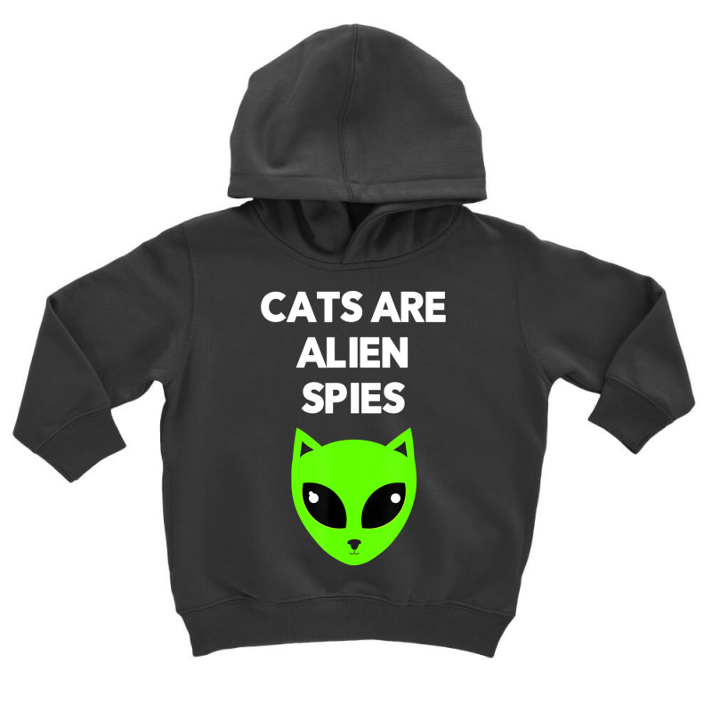 Cats Are Alien Spies And Kids Toddler Hoodie | Artistshot